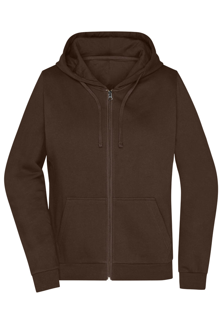 Ladies' Promo Zip Hoody - brown