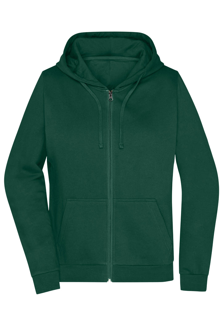 Ladies' Promo Zip Hoody - dark-green