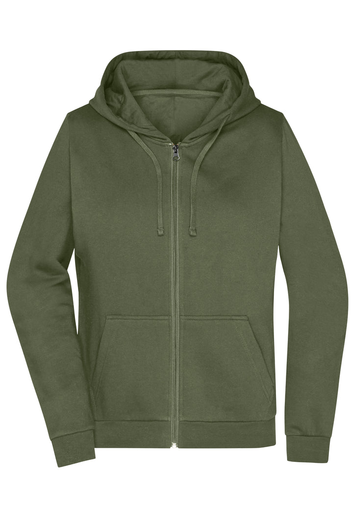 Ladies' Promo Zip Hoody - olive