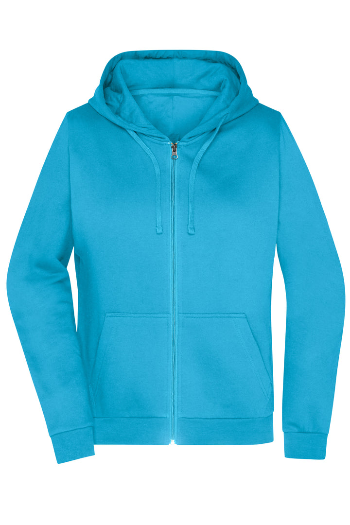 Ladies' Promo Zip Hoody - turquoise