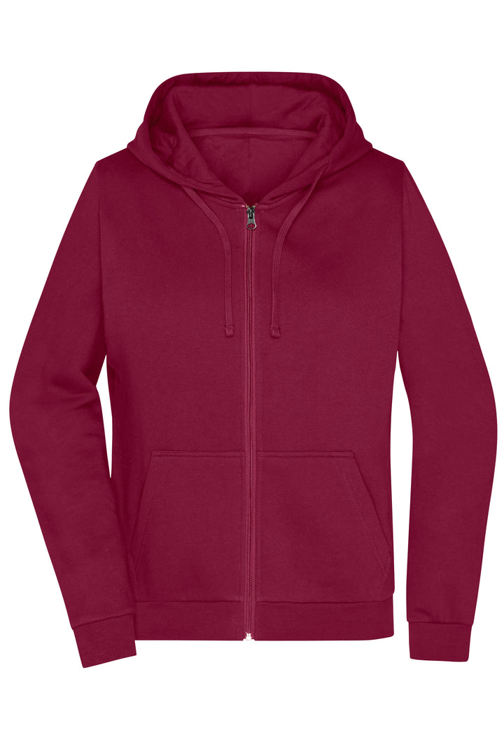Ladies' Promo Zip Hoody - wine