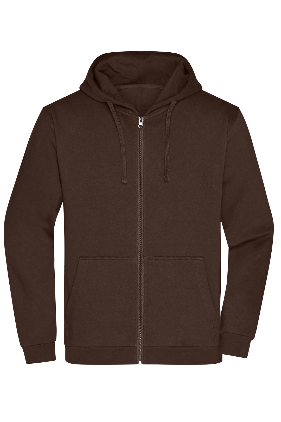 Men's Promo Zip Hoody - brown
