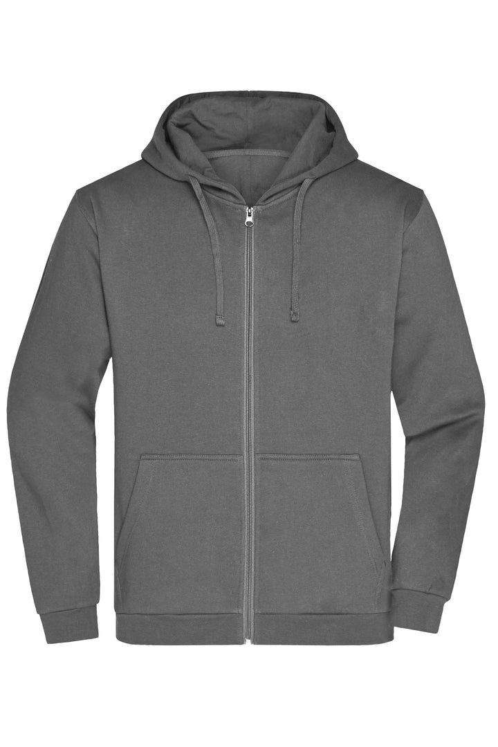 Men's Promo Zip Hoody - dark-grey