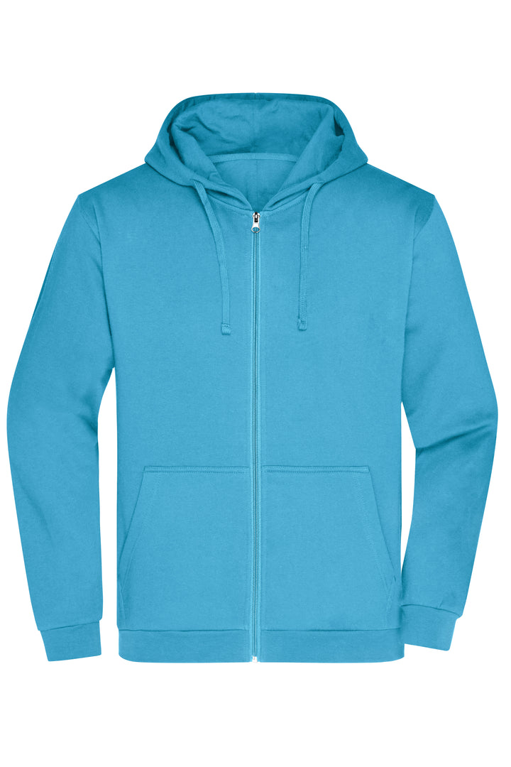 Men's Promo Zip Hoody - turquoise