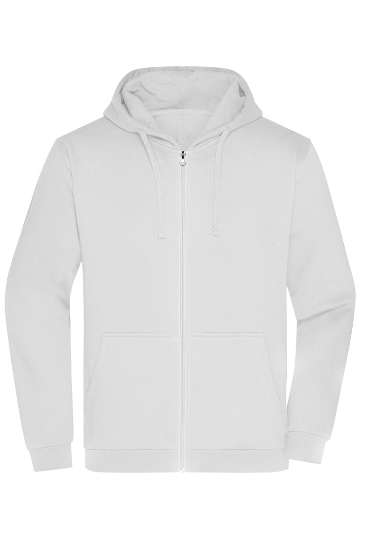 Men's Promo Zip Hoody - white