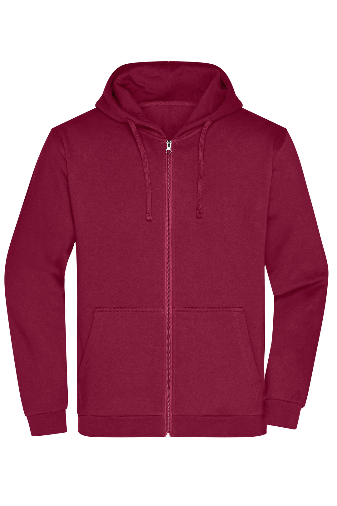 Men's Promo Zip Hoody - wine
