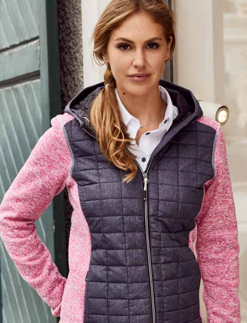 Ladies' Knitted Hybrid Jacket