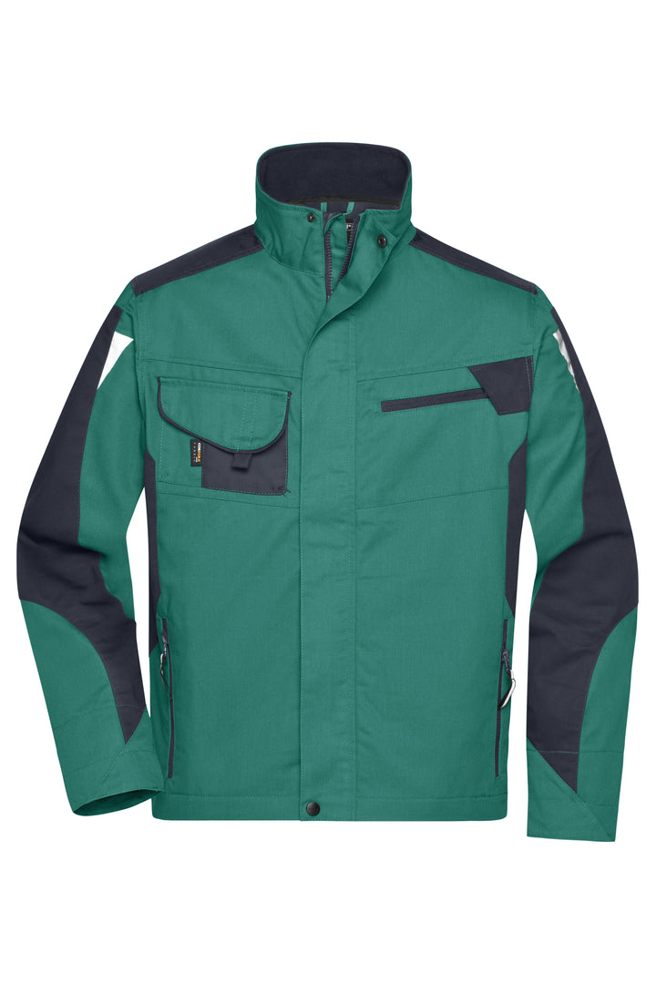Workwear Jacket - STRONG - - dark-green/black