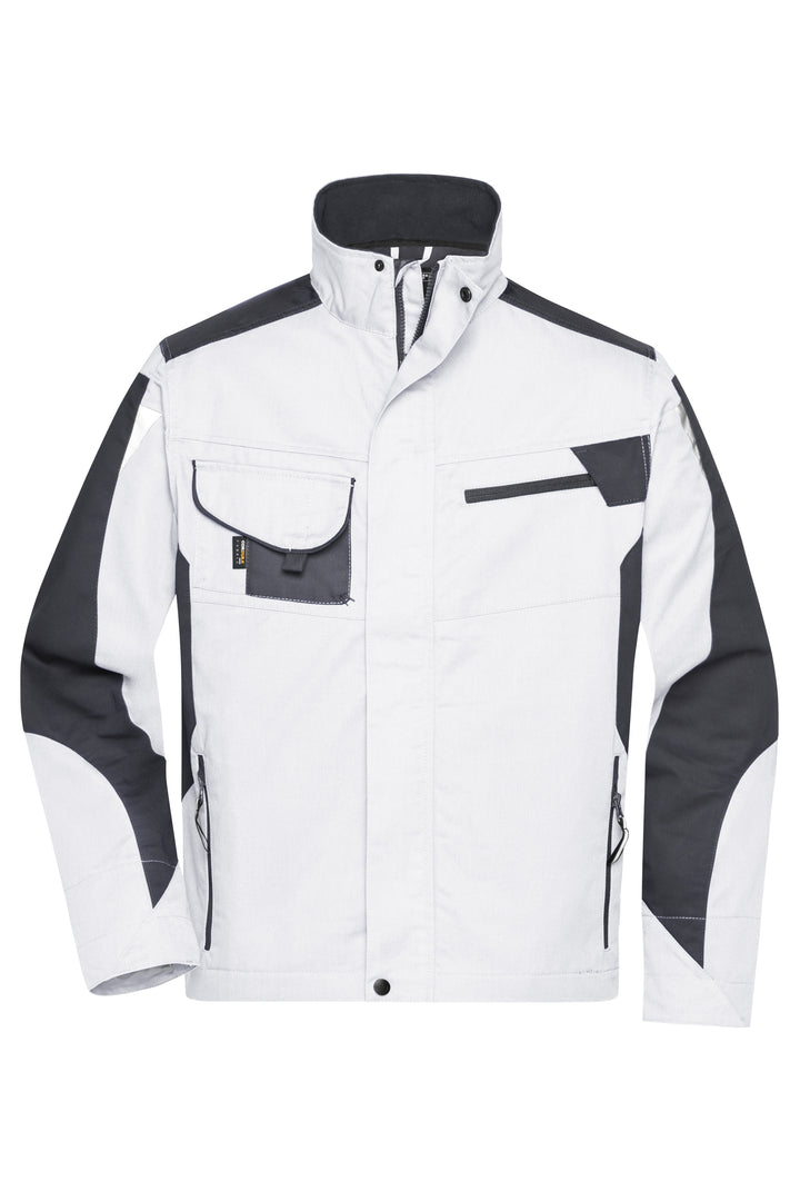Workwear Jacket - STRONG - - white/carbon