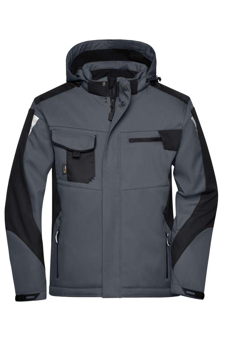 Craftsmen Softshell Jacket - STRONG - - carbon/black