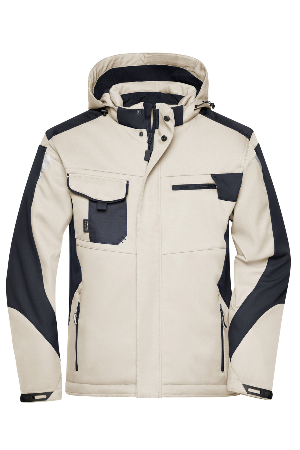 Craftsmen Softshell Jacket - STRONG - - stone/black
