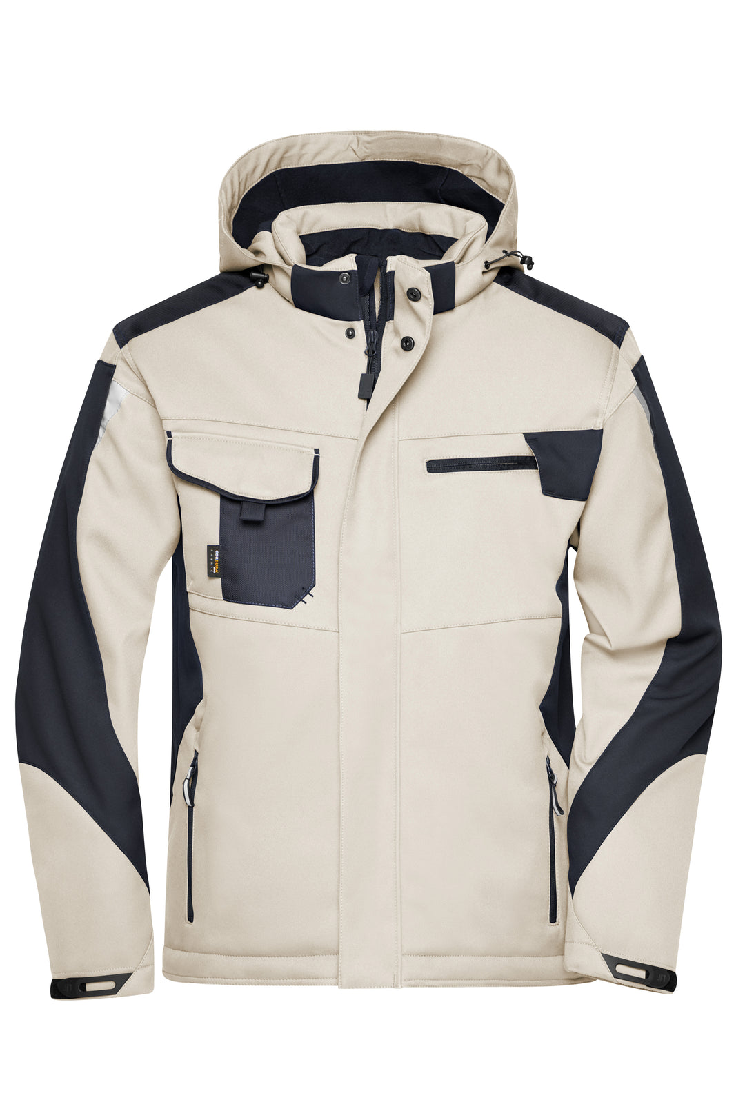 Craftsmen Softshell Jacket - STRONG - - stone/black