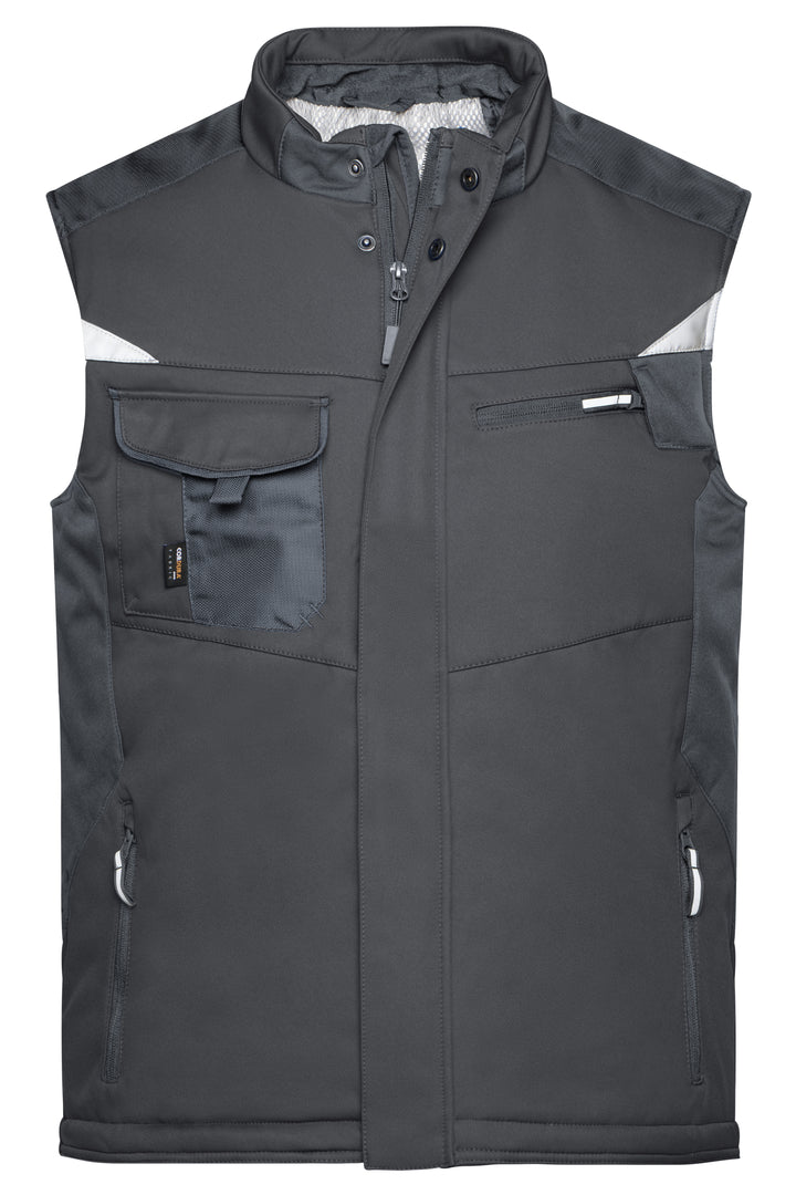 Craftsmen Softshell Vest - STRONG - - black/black