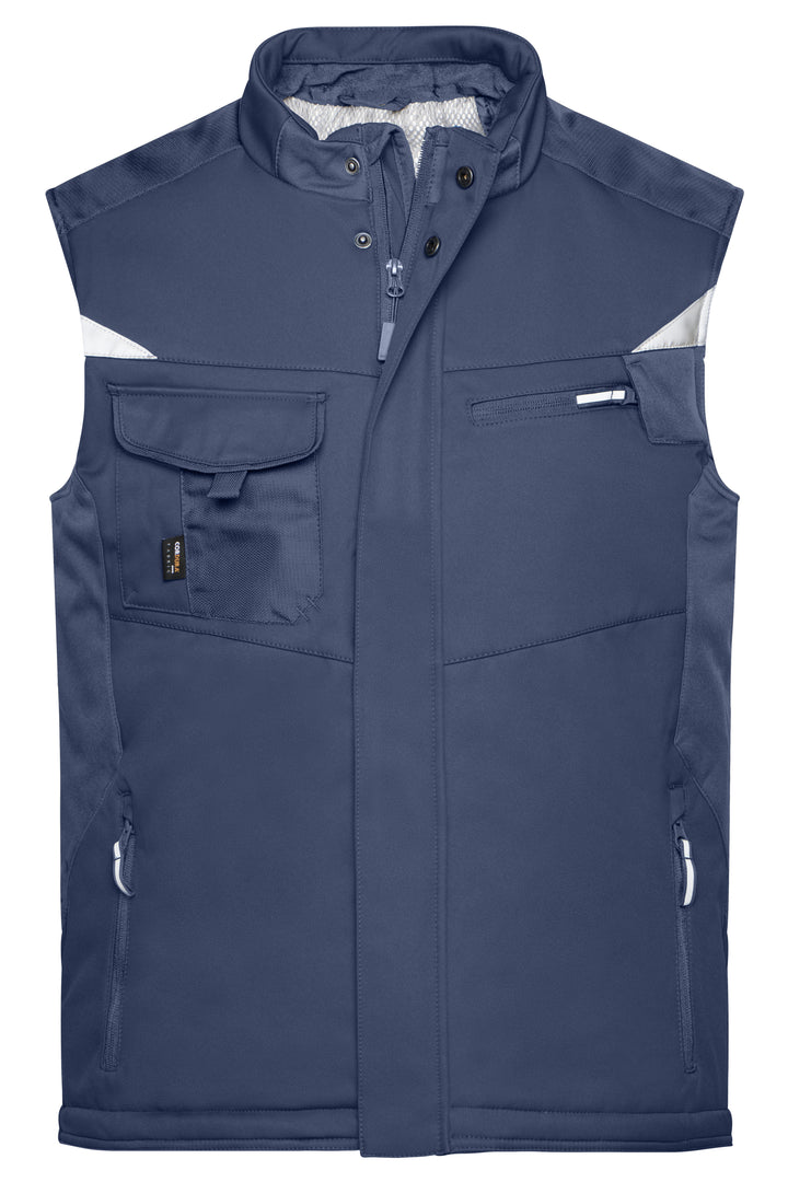 Craftsmen Softshell Vest - STRONG - - navy/navy