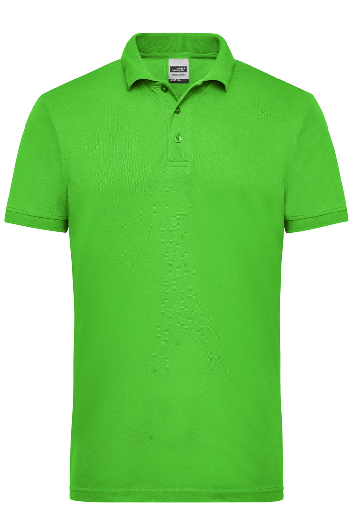 Men's Workwear Polo - lime-green