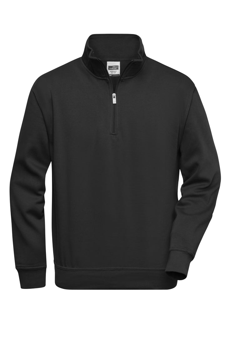 Workwear Half-Zip Sweat - black