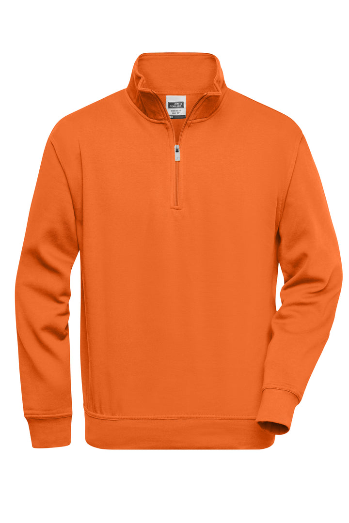 Workwear Half-Zip Sweat - orange
