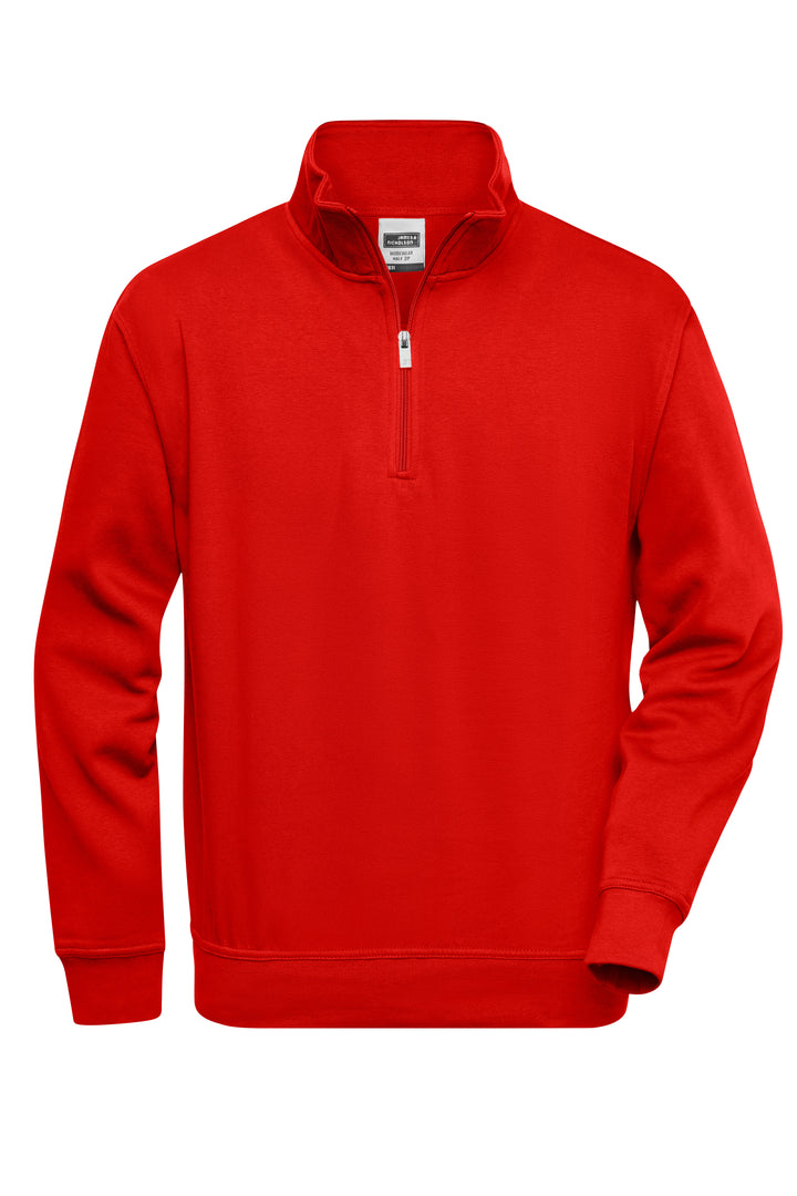 Workwear Half-Zip Sweat - red