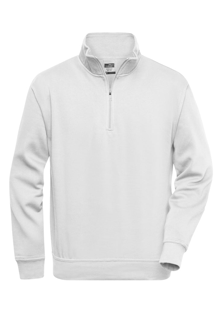 Workwear Half-Zip Sweat - white