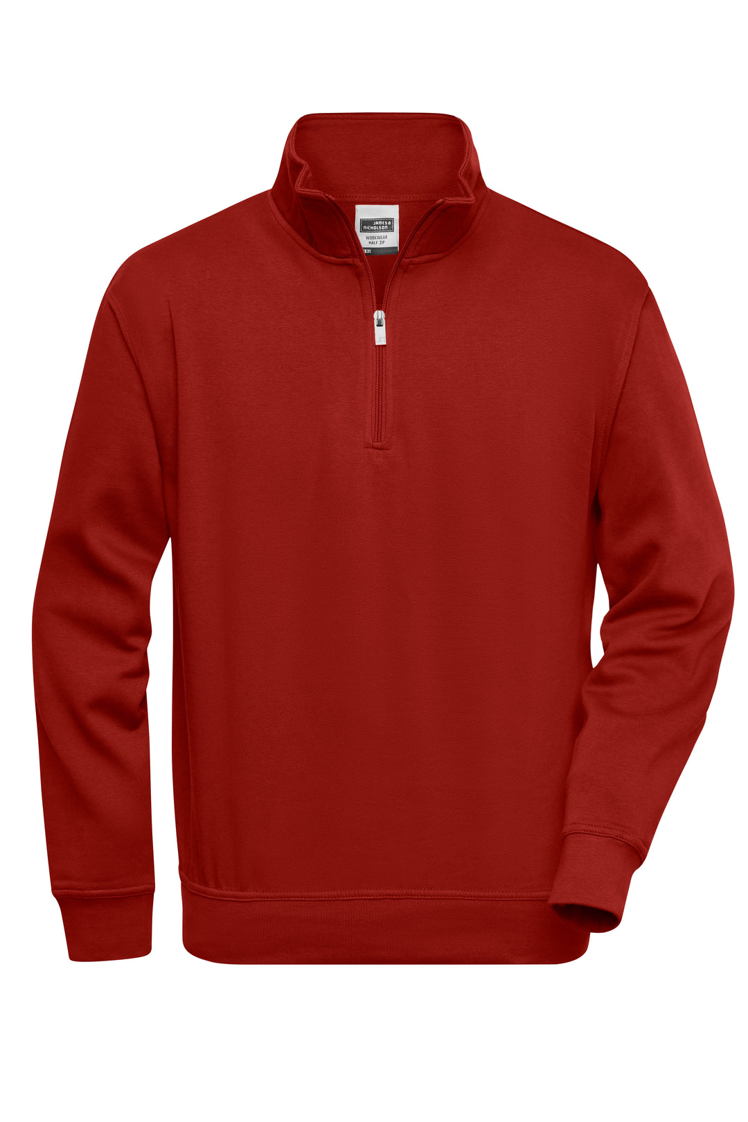 Workwear Half-Zip Sweat - wine