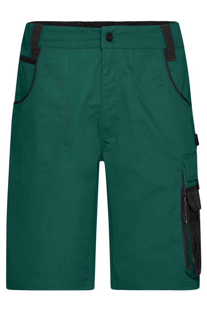Workwear Bermudas - STRONG - - dark-green/black