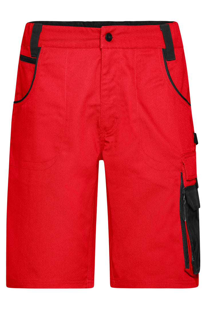 Workwear Bermudas - STRONG - - red/black
