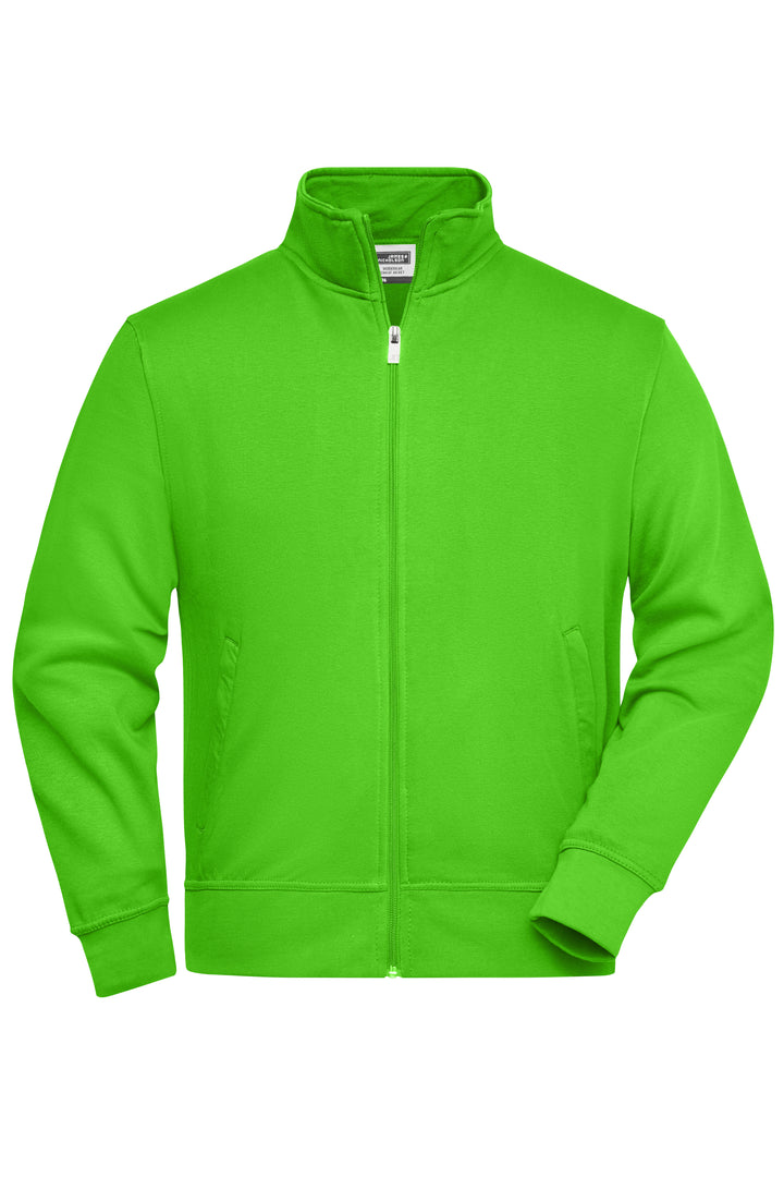 Workwear Sweat Jacket - lime-green