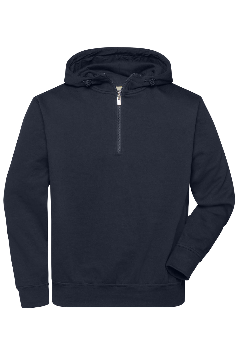 ORGANIC Workwear Half-Zip Hoody - navy