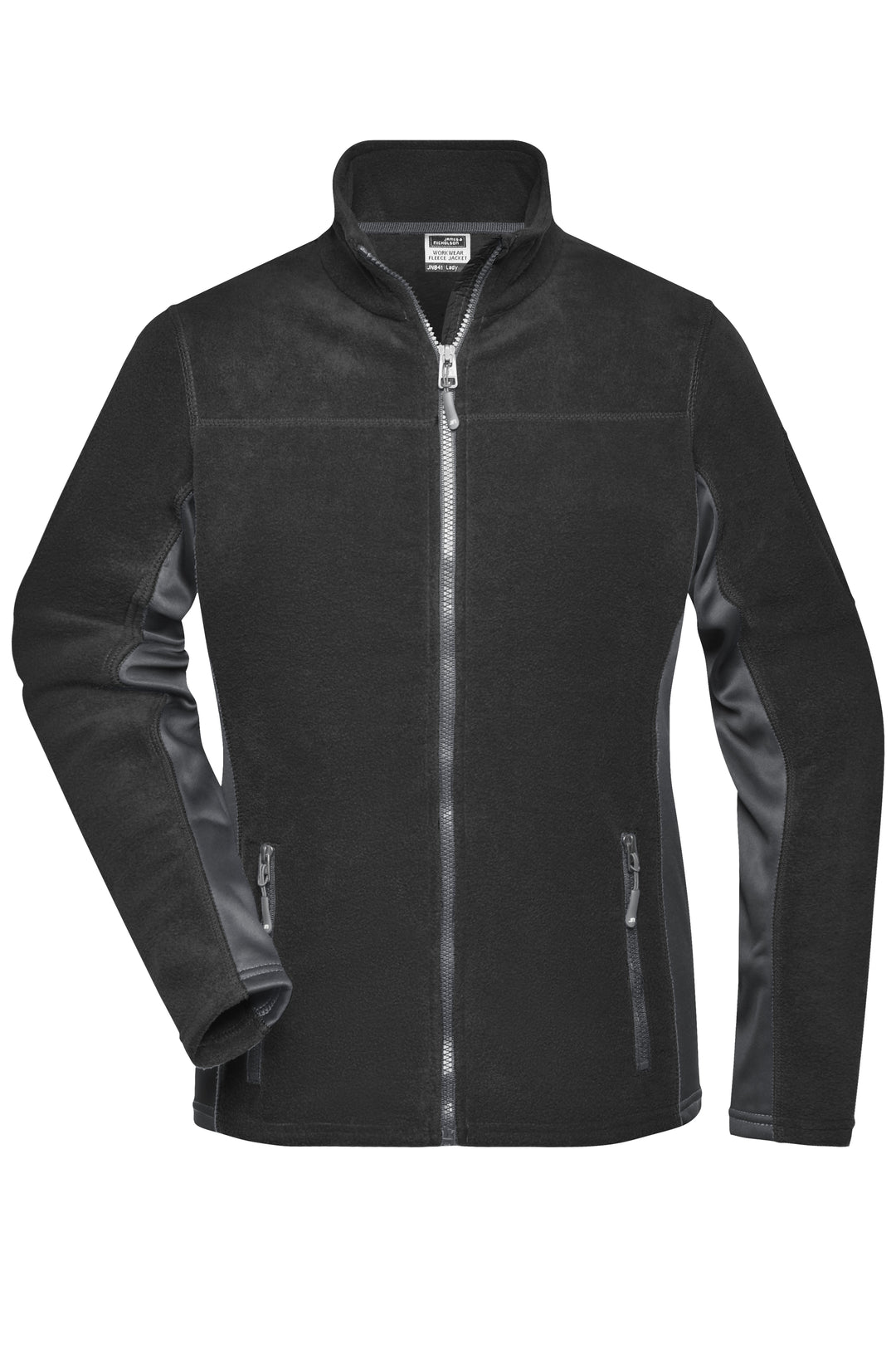 Ladies' Workwear Fleece Jacket - black/carbon