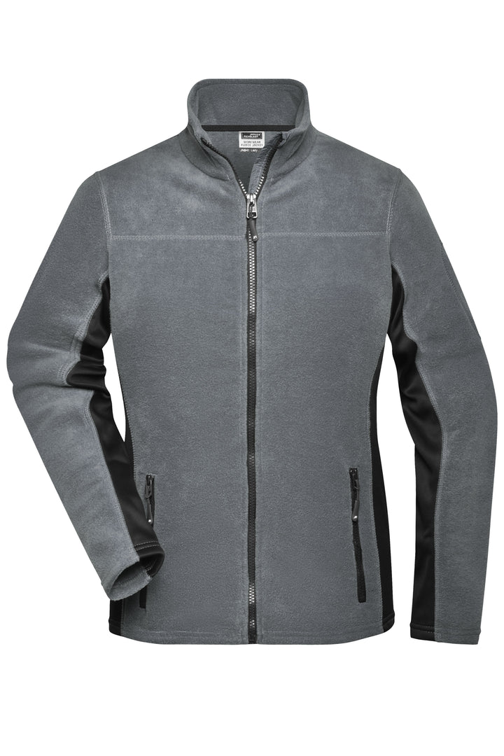 Ladies' Workwear Fleece Jacket - carbon/black