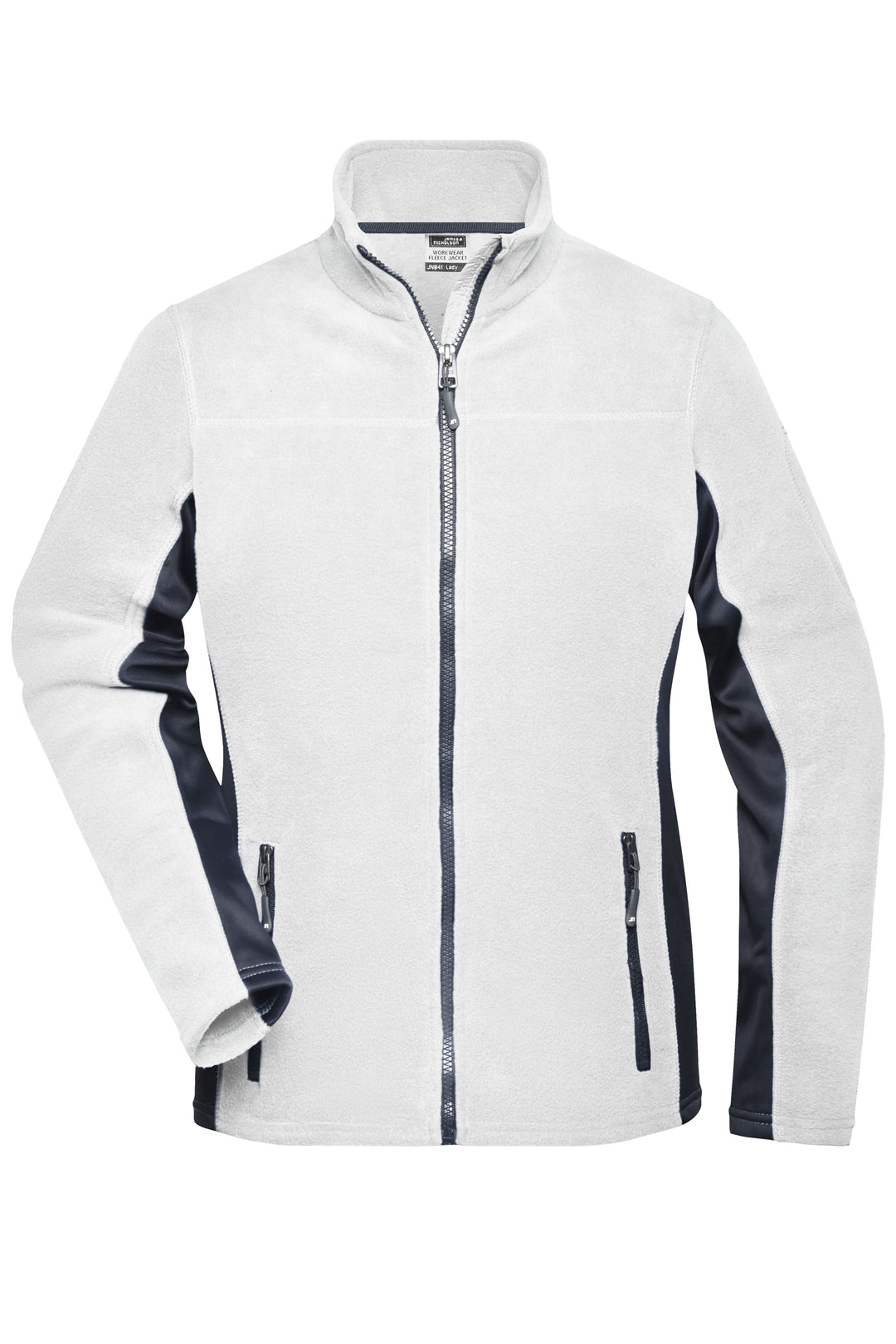 Ladies' Workwear Fleece Jacket - white/carbon