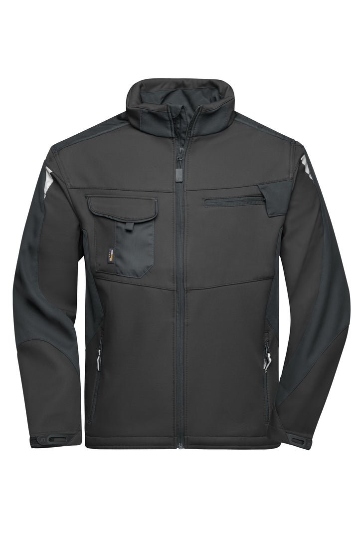 Workwear Softshell Jacket - STRONG - - black/black