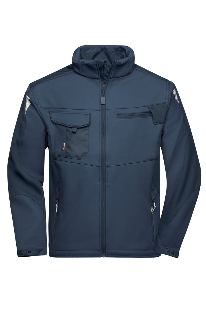 Workwear Softshell Jacket - STRONG - - navy/navy