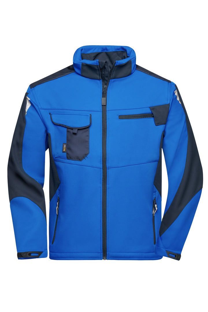 Workwear Softshell Jacket - STRONG - - royal/navy