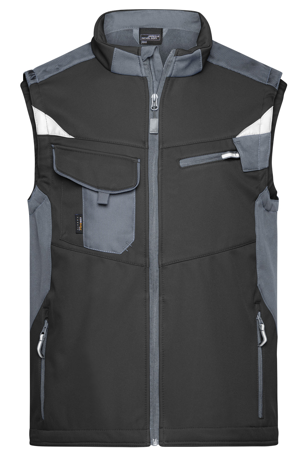 Workwear Softshell Vest - STRONG - - black/carbon