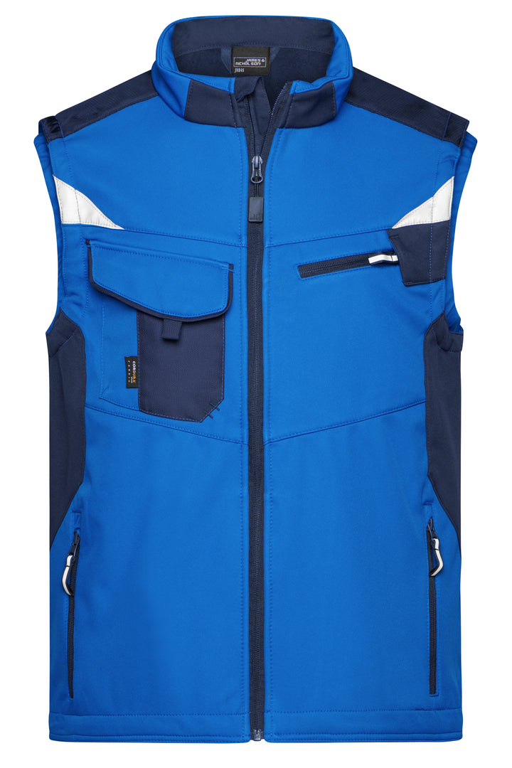 Workwear Softshell Vest - STRONG - - royal/navy