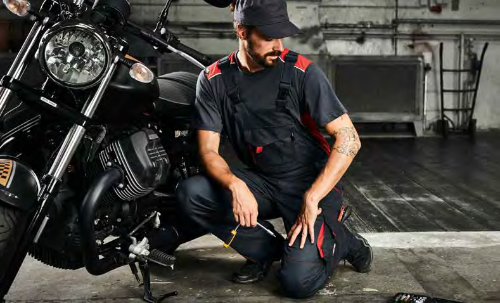 Workwear Pants with Bib - COLOR -