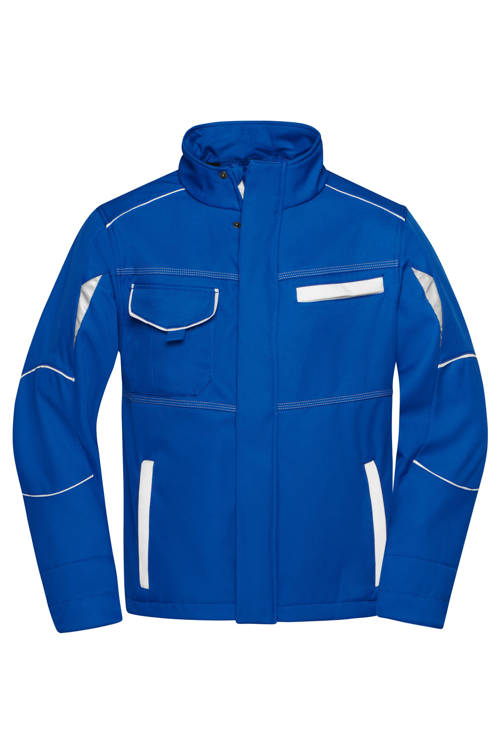 Workwear Softshell Jacket - COLOR - - royal/white
