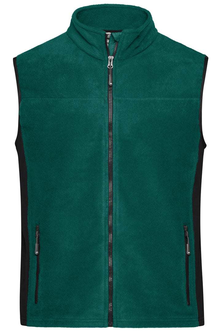 Men's Workwear Fleece Jacket - dark-green/black