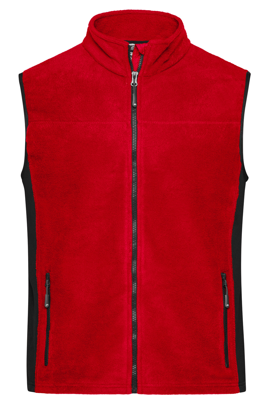 Men's Workwear Fleece Jacket - red/black