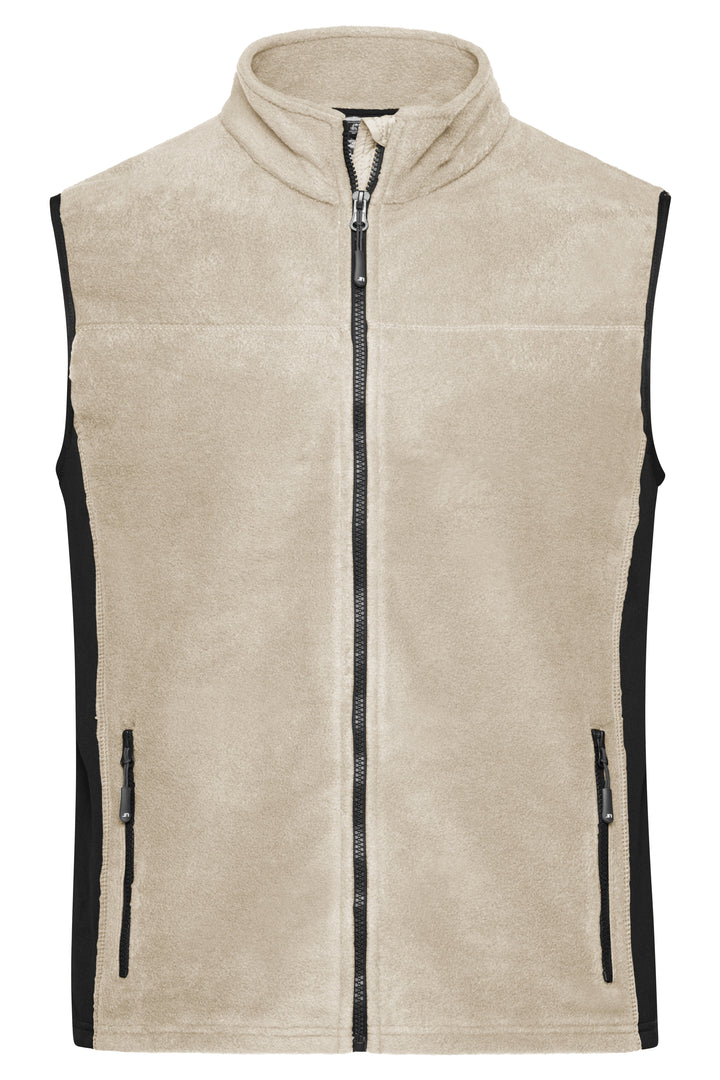 Men's Workwear Fleece Jacket - stone/black
