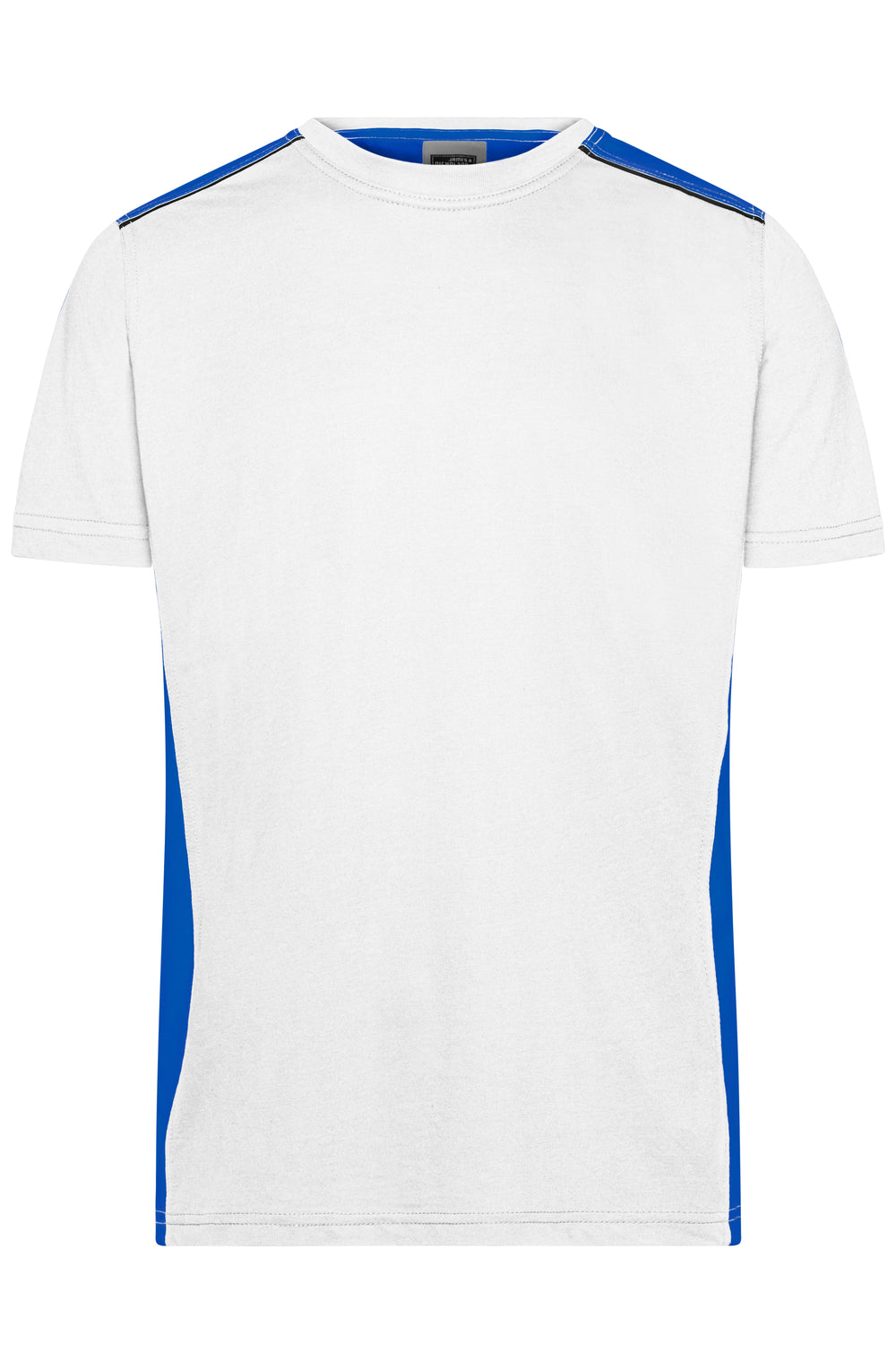 Men's Workwear T-Shirt - COLOR - - white/royal
