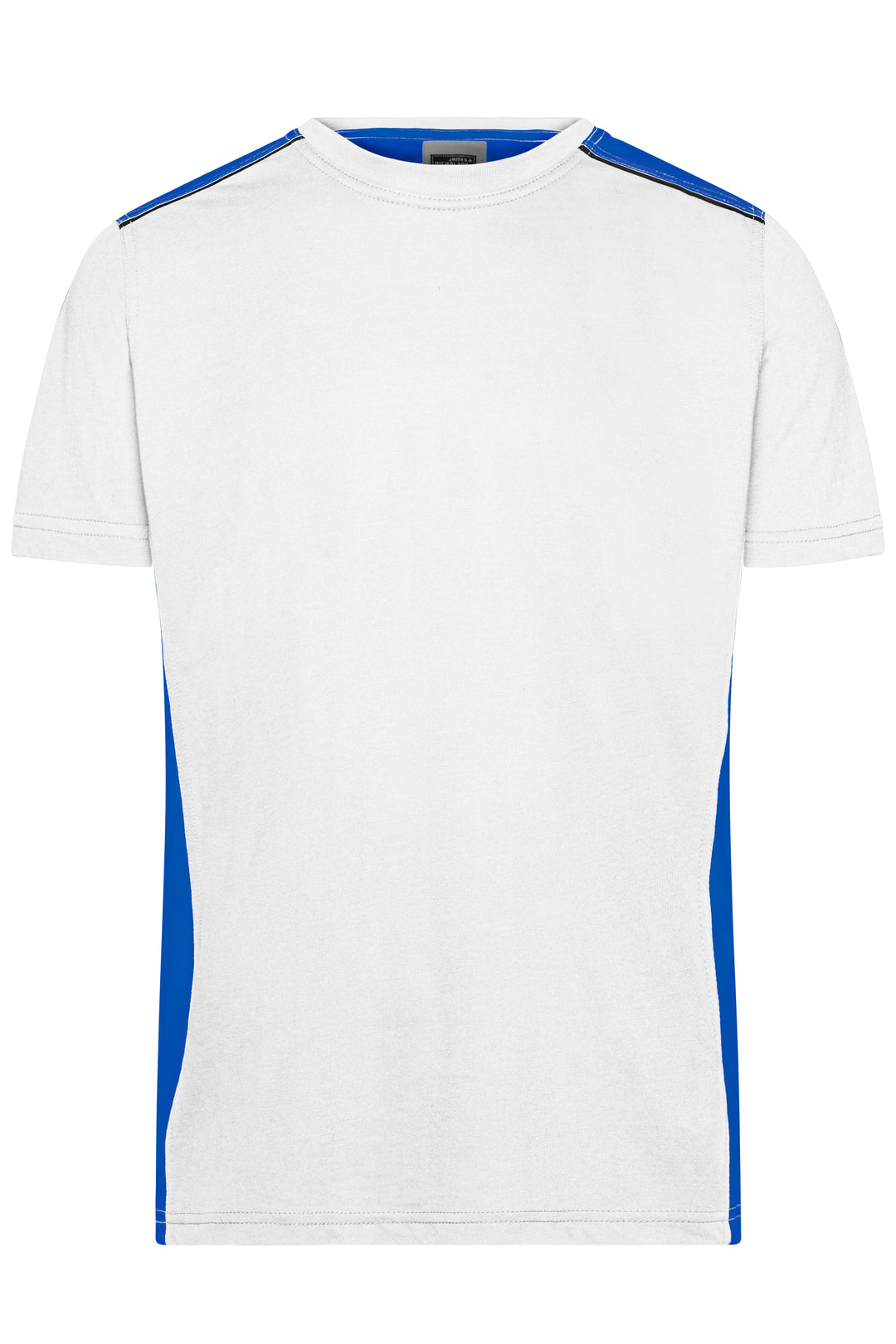 Men's Workwear T-Shirt - COLOR - - white/royal