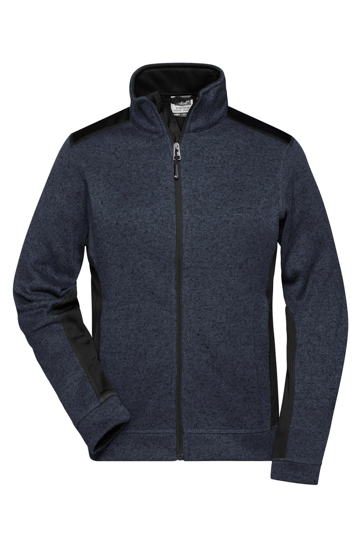 Ladies' Knitted Workwear - carbon-melange/black