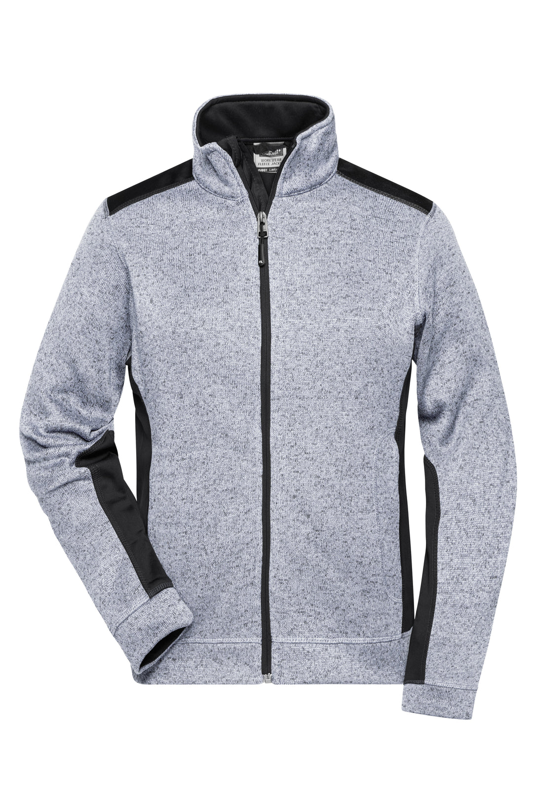 Ladies' Knitted Workwear - white-melange/carbon