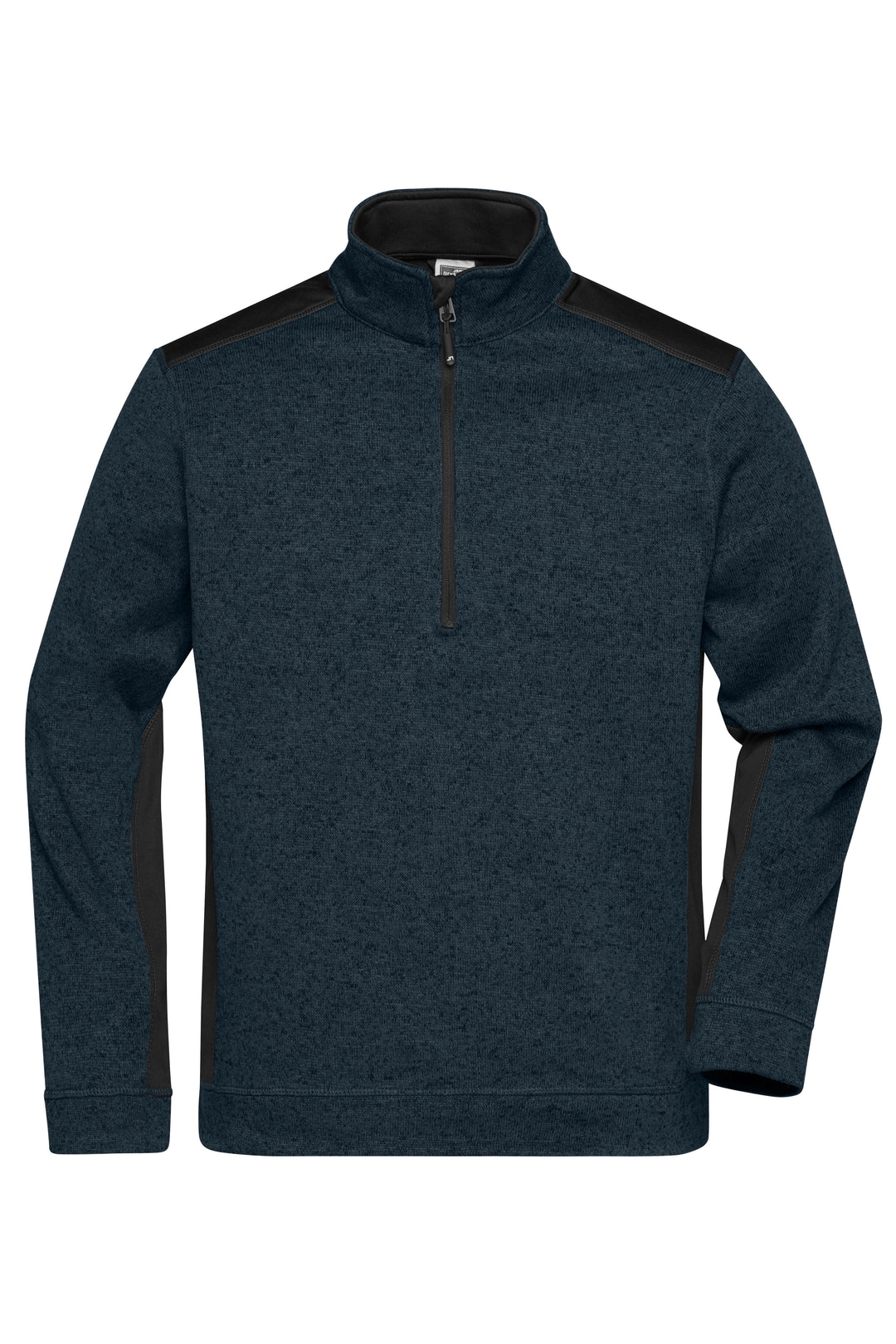 Men's Knitted Workwear Fleece Half-Zip - STRONG - - navy/navy