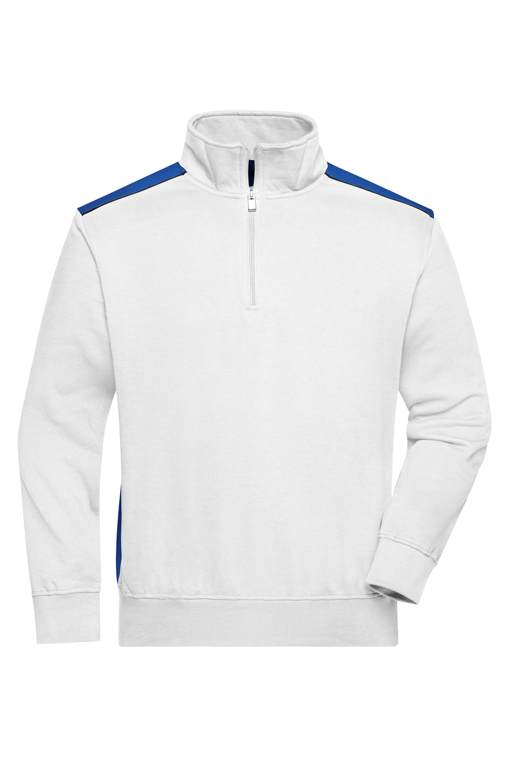 Workwear Half-Zip Sweat - white/royal