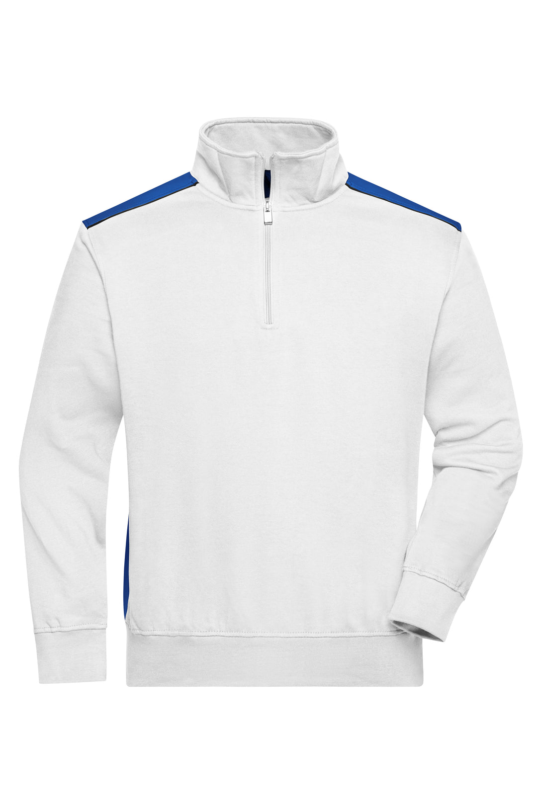 Workwear Half-Zip Sweat - white/royal