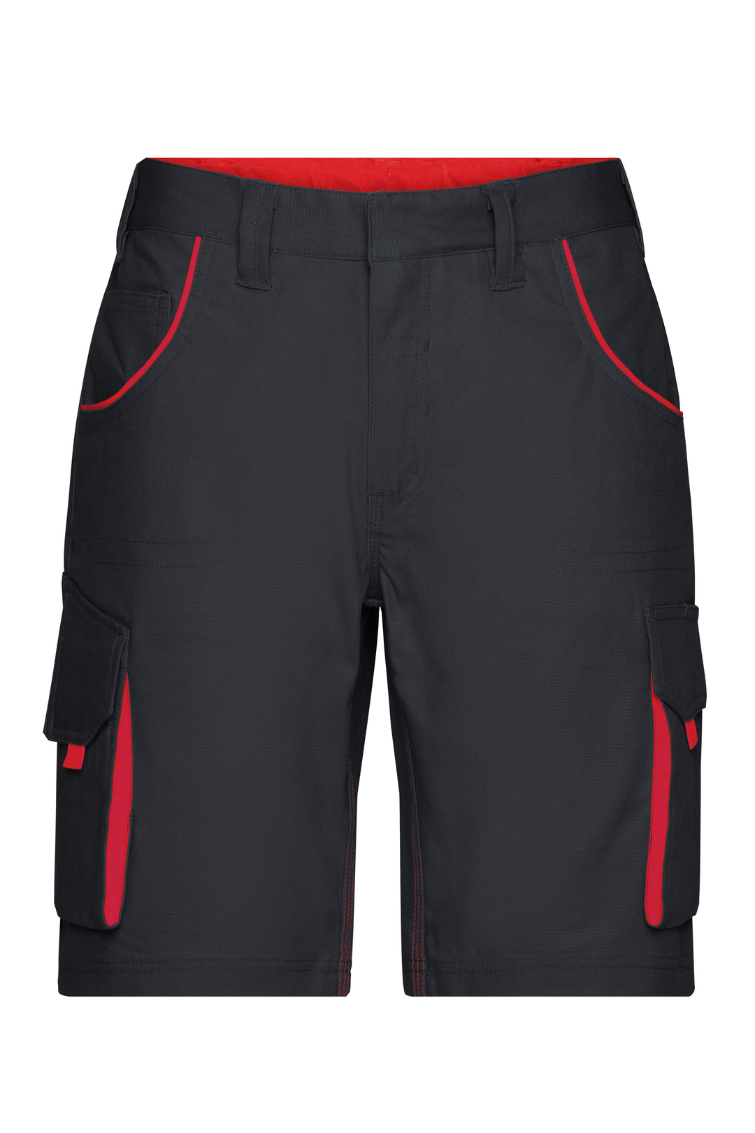Workwear Bermudas - COLOR - - carbon/red