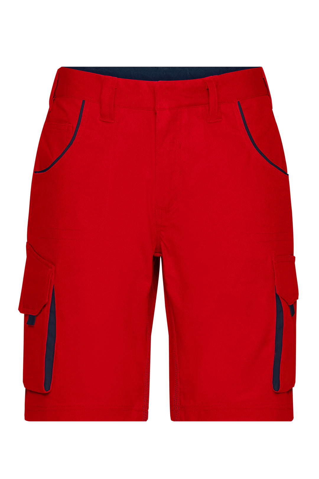 Workwear Bermudas - COLOR - - red/navy